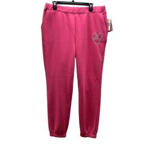 Juicy Couture Size XL Preppy Pink Sweatpants with Front Pockets. New With Tags.